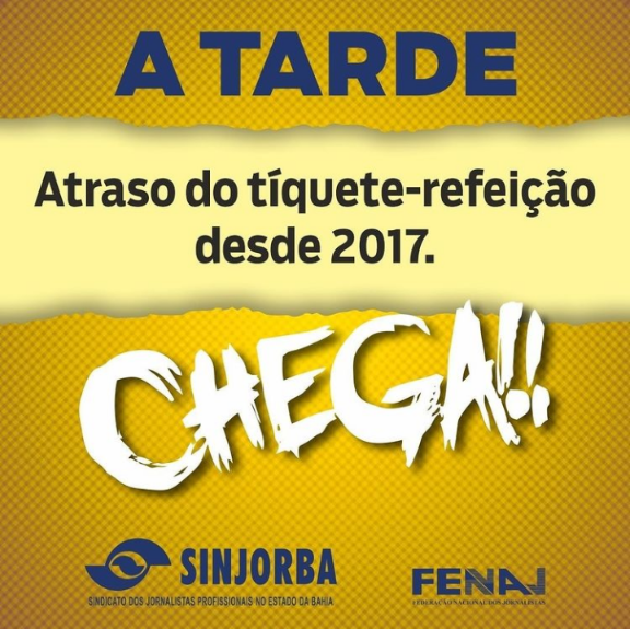 Contínua greve dos funcionários do A Tarde