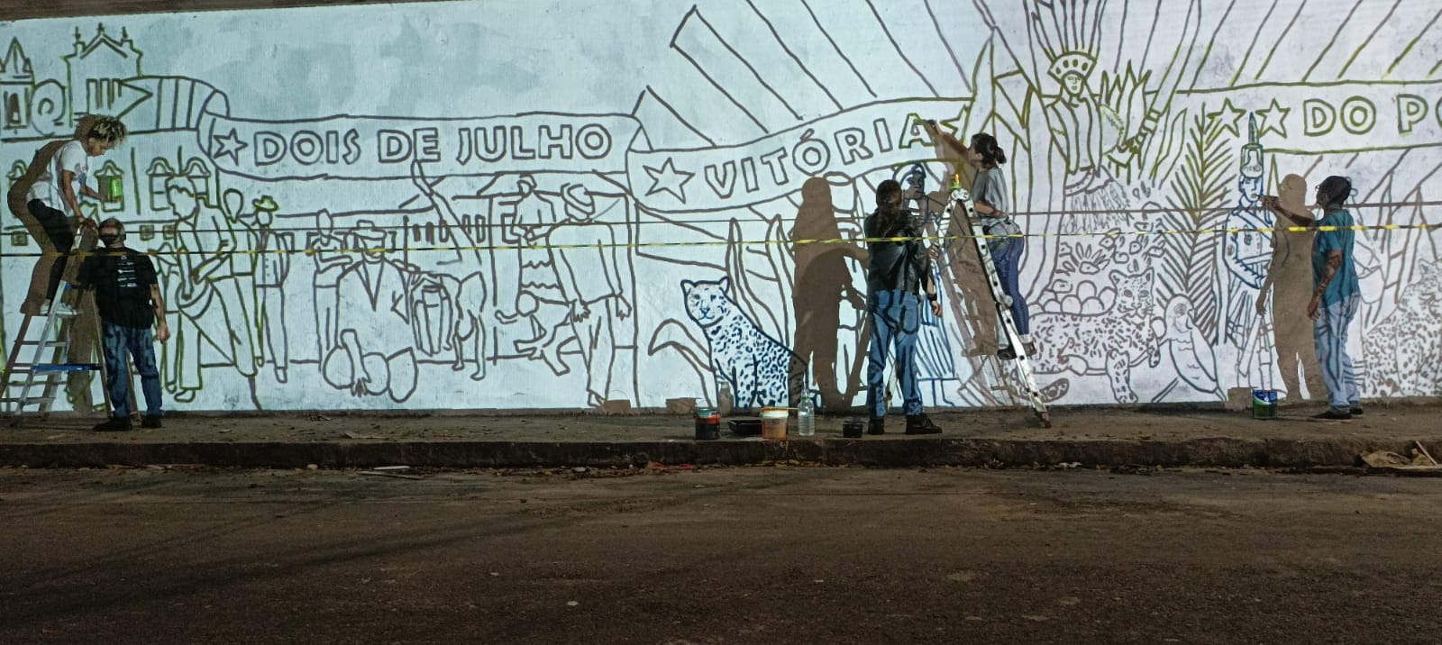 O Projeto MURAL - Movimento Urbano de Arte Livre) divulga selecionados para  edição especial em homenagem ao Dois de Julho - Digaí Feira