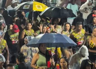 A micareta de Feira e a chuva.